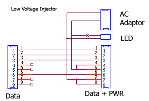 Low voltage injector schematic