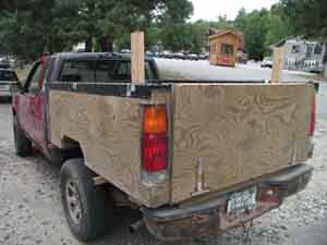 awesome DIY truckbed that i saw in New Hampshire